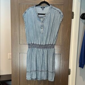 Hatley Light Blue Denim Mini Dress